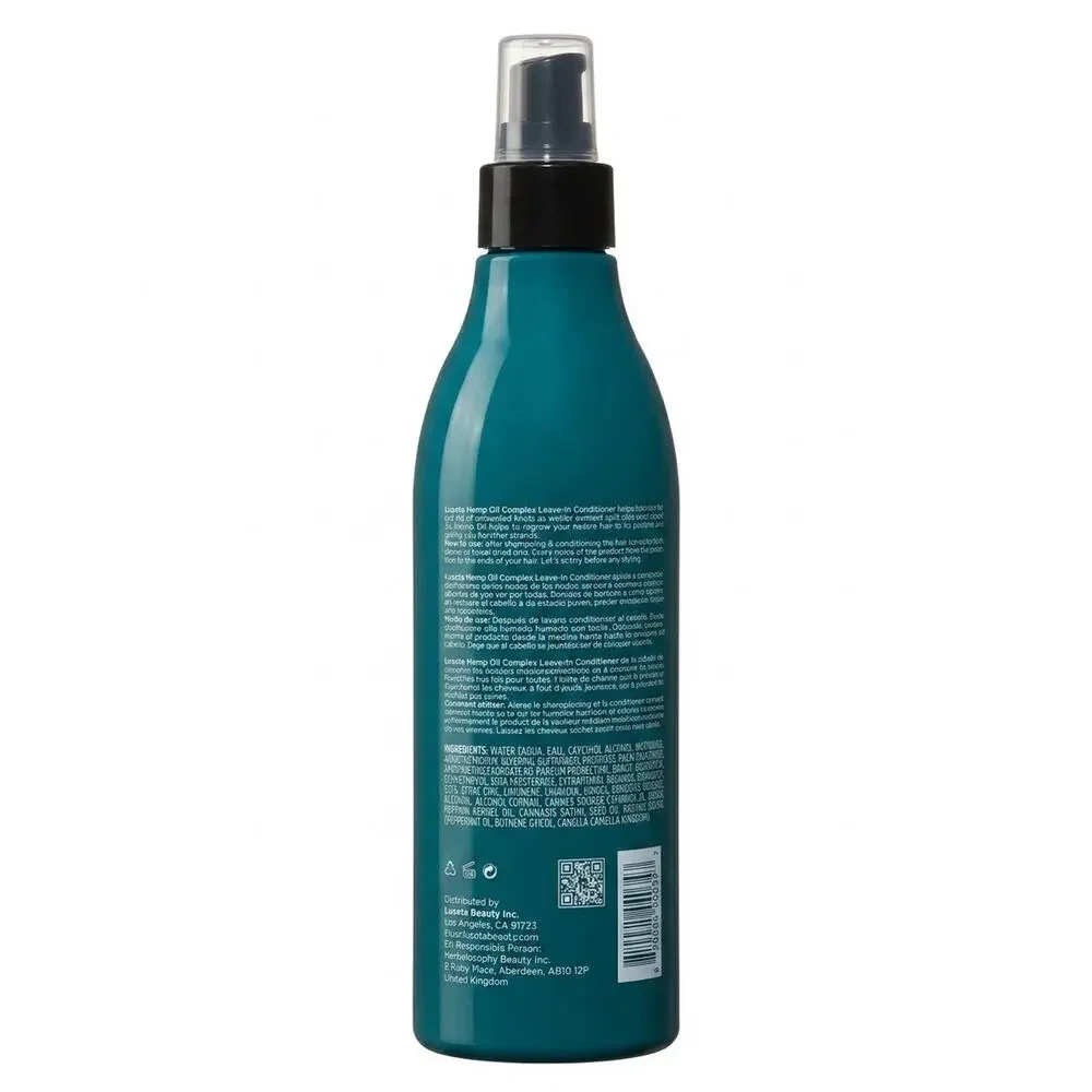 Luseta Hemp Oil Complex Leave-In Conditioner Hempseed Oil Color Safe 8.5 fl oz